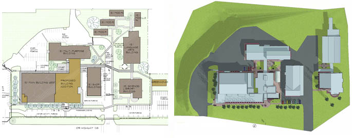 Glide High School Master Plan Photo